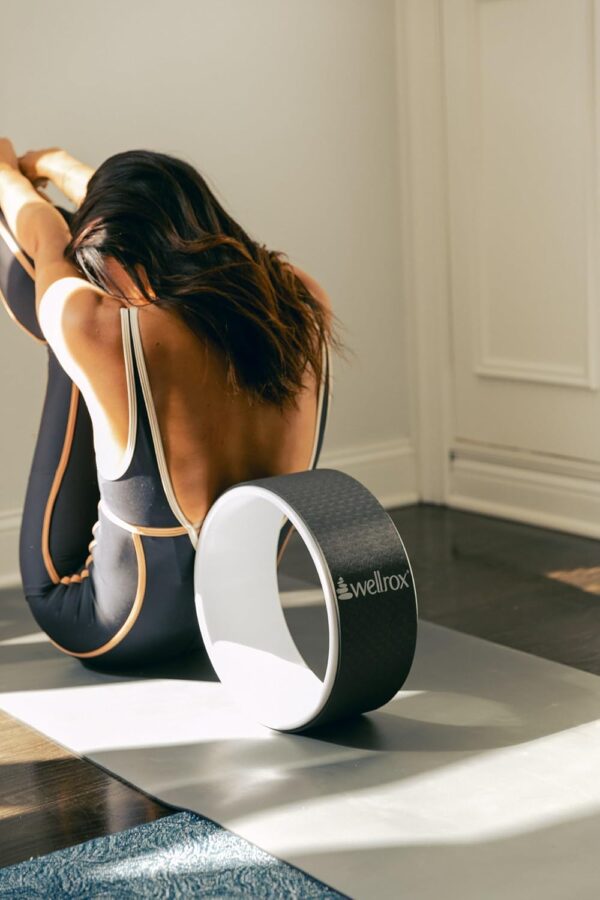 Yoga Circle Wheel, Back Cracker, Yoga Wheel for Back Pain & Stretching, Wheel Foam Roller, Back Wheel Roller, Yoga Tools