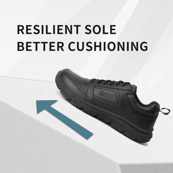 Non Slip Arch Support Work Shoes for Men/Women Food Service Comfortable Chef Walking Shoes Restaurant Kitchen Crews Health Care Sneakers