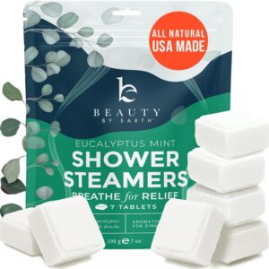 Shower Steamers Aromatherapy - USA Made with Natural Ingredients & Eucalyptus Essential Oil, Large Shower Bombs for Cold and Flu, Valentines Day Gifts, Relaxation Spa Gifts for Women & Men