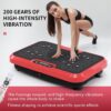 BZK Vibration Plate Exercise Machine, Pro Waver Vibration Plate Platform for Lymphatic Drainage, Helps Weight Loss Shaping Toning & Wellness, Whole Body Shake Workout Equipment for Home Gym