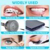 120 Pieces Interdental Brushes Between Teeth, Braces Toothbrush Flossers Cleaner Dental Floss Picks for Teeth Braces Orthodontic Hygiene Cleaning Tools (Bright Colors, Multiple Sizes)
