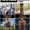 6Pcs Resistance Bands, Workout Bands 270lbs, Exercise Bands with Handles/Door Anchor/Ankle Straps/Bag/Poster for Men, Heavy Resistance Bands for Working Out at Home