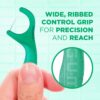 GUM Professional Clean Floss Picks - Extra Strong Shred-Resistant Floss, Easy Grip Handle - Dental Flossers for Adults - Fresh Mint Flavor, 150ct