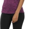 icyzone Workout Shirts Yoga Tops Activewear V-Neck T-Shirts for Women Running Fitness Sports Short Sleeve Tees