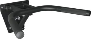 Valor Fitness Wall Mounted Dip Station Bars - Space Saver - Foldable Home Gym Workout Equipment - 350 lb. Capacity