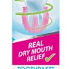 Dry Mouth Toothpaste Containing Enzymes with Xylitol, Moisturizing and Teeth Whitening Toothpaste, Promotes Gum Health and Fresh Breath, Oral Care and Dry Mouth Products 2.5oz (2 Pack)