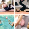 YOTTOY Pilates Ball, 10-inch Exercise Ball with Anti-Burst Technology for Stability, Stability Ball for Yoga, Pilates, Physical Therapy, Home Gym and Office Fitness Equipment