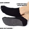 SkiBeaut Yoga Grips Non Slip Socks Pilates Anti Skid Sticky Grippers Ballet Barre Socks for Women 3 Pairs