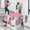 Pilates Bar Kit with Resistance Bands, Multifunctional Pilates Bar with 3 Set Exercise Resistance Bands, Portable Pilates Equipment for Women Home Gym Yoga Workouts