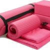 BalanceFrom 7-Piece Set - Include Yoga Mat with Carrying Strap, 2 Yoga Blocks, Yoga Mat Towel, Yoga Hand Towel, Yoga Strap and Yoga Knee Pad, Multiple Colors