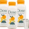 DOSE for Your Liver Cleanse Detox & Repair, Organic Milk Thistle Supplement with Turmeric, Dandelion, Ginger, and Orange, Promotes Optimal Liver Function,16oz Bottle, 3 Pack (3 Weeks Supply)