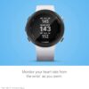 Garmin Swim 2, GPS Swimming Smartwatch for Pool and Open Water, Underwater Heart Rate, Records Distance, Pace, Stroke Count and Type, White