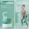 SogesPower Soft Kettlebells,Iron Sand Filled Weights Strength Training Kettlebells,Shock-Proof Weights and Wide-Grip Handle,Fitness Soft Kettlebells for Women Men Children,Home Gym Kettlebells