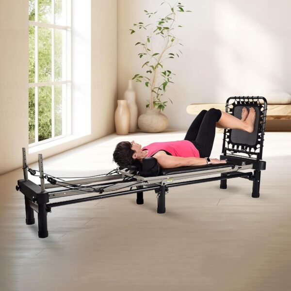AeroPilates Reformer Home Workout Equipment, Pilates Machine w/Resistance