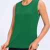 YYV Women's Workout Tank Tops Lightweight Sleeveless Shirts for Women Loose Fit Tops for Athletic Running Tennis Yoga