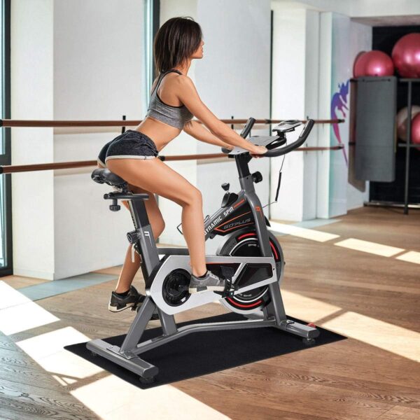 Goplus Thicken Treadmill Mat for Hardwood Floors High Density Waterproof PVC, Floor Protector Pad for Exercise Equipment for Home and Gym Use, Large Size