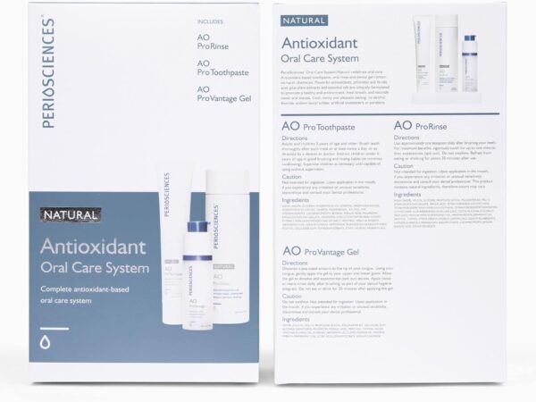 PerioSciences Natural Oral Care Kit - Toothpaste, Mouthwash, Gel