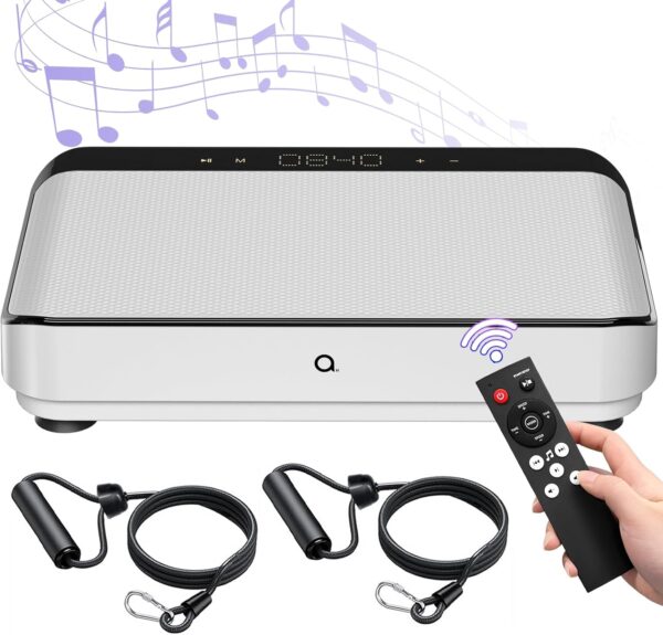 71p0XGW8YgL._AC_SL1500_.jpg Vibration Plate Exercise Machine,Bluetooth Power Vibrate Fitness Platform,9 Modes Home Vibration Plate for Lymphatic Drainage,Whole Body Workout Vibrating Equipment for Weight Loss