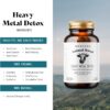 Heavy Metal Detox Supplement, Kidney, Liver Cleanse Detox & Repair Capsules, 180 Capsules - 30 Servings