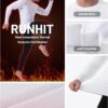 Runhit Men's Thermal Compression Shirt Fleece Lined Long Sleeve Thermal Shirts Athletic Base Layer Top Cold Weather Gear