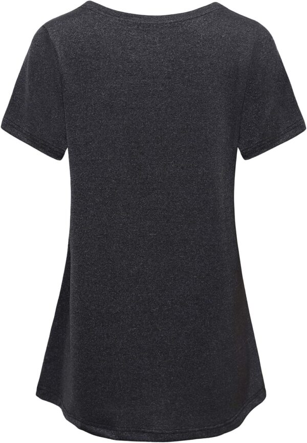 MISS FORTUNE Women's Exercise Tops for Yoga Hiking Running Gym, Moisture Wicking Ladies Workout Clothes, Women Active Shirts