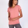 Real Essentials 5 Pack: Women's Dry Fit Tech Stretch Short-Sleeve Crew Neck Athletic T-Shirt (Available in Plus Size)