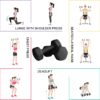 Balelinko Home Gym Equipment Workouts Strength Training Weight Loss Pilates Weights Yoga Sets Weights for Women, Men, Seniors and Youth
