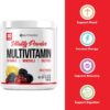 NutraOne Vitality Vitamin Powder Powdered Vitamin and Mineral Supplement (Fruit Punch - 30 Servings)
