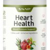 Snap Supplements Heart Health Support Supplement with Coq10, Organic Beet Root Powder, Hawthorn Berry, Turmeric and Odorless Garlic, Supports Nitric Oxide Level, Circulation and Flow, 90 Capsules