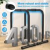 RELIFE REBUILD YOUR LIFE Dip Station Functional Heavy Duty Dip Stands Fitness Workout Dip bar Station Stabilizer Parallette Push Up Stand
