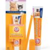 Arm & Hammer for Pets Complete Care Cat & Kitten Dental Kit | Includes 2.5 oz Tuna Flavor Enzymatic Cat Toothpaste, Cat Toothbrush, and Rubber Finger Brush for Cats