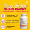 vH essentials Probiotics with Prebiotics and Cranberry Feminine Health Supplement - 120 Capsules