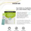Faster Way - Hydration - Electrolyte Drink Mix- Lemon Lime Flavor with Apple Cider Vinegar, Choline for Brain & Probiotics for Gut Health - 30 Counts