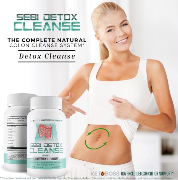Sebi Detox Cleanse - Advanced Detoxification Support - Detox The Entire Body Starting with The Gut - Help Remove Toxins - Inspired by dr sebi Products - Natural Detox Cleanse - Keto Detox