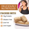 BestMed - High Protein Nutrition Bar - Low-Carb, 15g Protein, Low Sugar, High Fiber, Low Calorie, Meal Replacement Bar (Cinnamon, 1 Box - 7 Count)