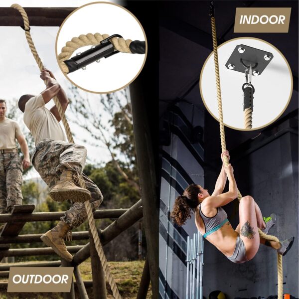 Yes4All Gym Climbing Rope for Fitness & Strength Training, Climbing Exercises & Home Workouts