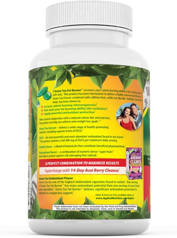 Applied Nutrition Green Tea Fat Burner Liquid Softgels, 90 ct