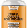 71puyjbDaDL._AC_SL1500_.jpg Quick Curves - Fat Burner Weight Loss Pills for Women | Appetite Suppressant, Best Fat Burner Metabolism Booster | Slimming Belly Fat Burner Diet Pills That Work Fast, Extra Strength - 60 Capsules