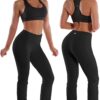 BUBBLELIME 29"/31"/33"/35"/37" Women's High Waist Straight Leg Yoga Pants Tummy Control Workout Pants with Pockets