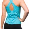 Epic MMA Gear Womens Cross Open Back Scoop Neck Style Yoga Tank Top Sam-9 Style