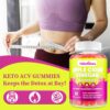 Apple Cider Vinegar Gummies, Keto ACV Gummies 2000MG, Detox Cleanse Gummies for Women and Men, Max Strength Keto Gummies with Green Tea, B12 for Metabolism Support & Digestive Health - 2 Months Supply
