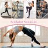 4 Pairs Grip Yoga Pilates Socks for Women ，Non-slip Yoga Athletic Socks with Grip Socks for Yoga Ballet Barefoot Workout Anti Skid
