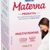 Materna Nestle Prenatal Postpartum Vitamin & Mineral Supplement 100 Tablets