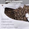 Syrinx Meditation Cushion - Organic Buckwheat Hull-Filled Cushion with Wedge Blocks, Perfect for Yoga, Meditation, Zen Practice, and Posture Support