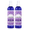 Clary Sage & Lavender Scented Aromatherapy Spray for Aura Cleansing - Energy Clearing Mist for Spiritual Protection, Meditation, Manifestation, and Positive Vibes. AHH Blend. 8oz 2pk
