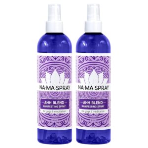 Clary Sage & Lavender Scented Aromatherapy Spray for Aura Cleansing - Energy Clearing Mist for Spiritual Protection, Meditation, Manifestation, and Positive Vibes. AHH Blend. 8oz 2pk