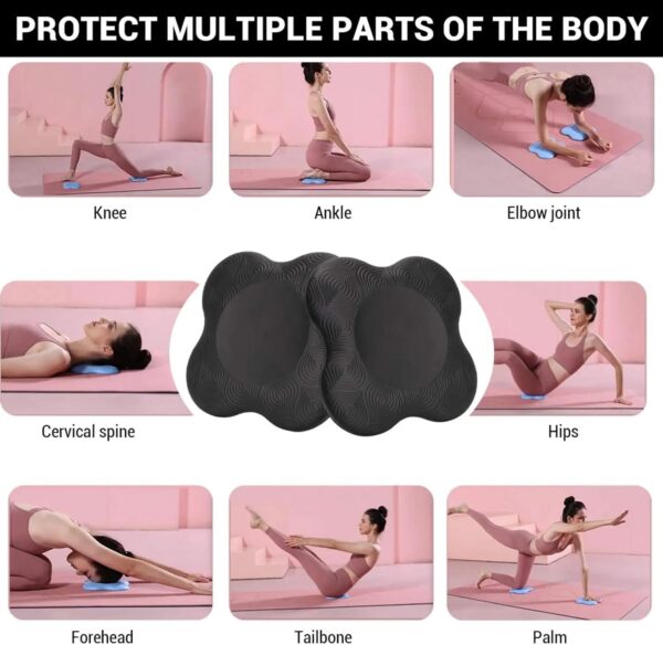 2 packs Yoga Knee Pad Cushion Extra Thick for Knees Elbows Wrist Hands Head Foam Pilates Kneeling pad Yoga Knee Cushion Thick Exercise Pads for Knees Elbows Wrist Hands Head Foam Pilates Kneeling pad，Support Foam Pads for Women and Men