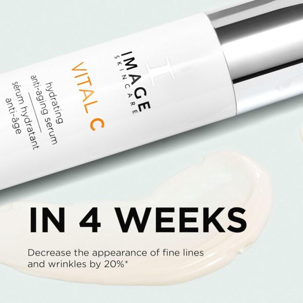 IMAGE Skincare, VITAL C Hydrating Face Serum, with Vitamin C and Hyaluronic Acid, to Brighten, Tone and Smooth Appearance of Wrinkles, 1.7 fl oz