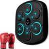 2024 New Model Smart Music Boxing Machine for Adults and Kids, Training Machine with LED Electronic Wall Mounted, Home Indoor Workout Equipment with Premium Boxing Gloves
