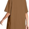 CSDAJIO Women's Graphic Oversized Tshirt Vintage Half Sleeve Round Neck Baggy Tee Summer Casual Tunic Shirt